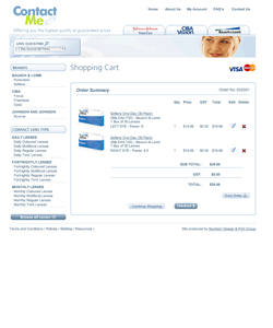 Contact Me Shopping Cart [www.contactme.net.au]