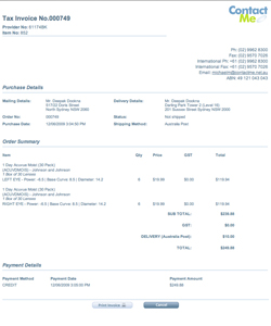 Contact Me Invoice [www.contactme.net.au]