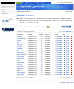 Ettingshausens Dynamic Arts - Content Management [www.ettingshausens.com.au]